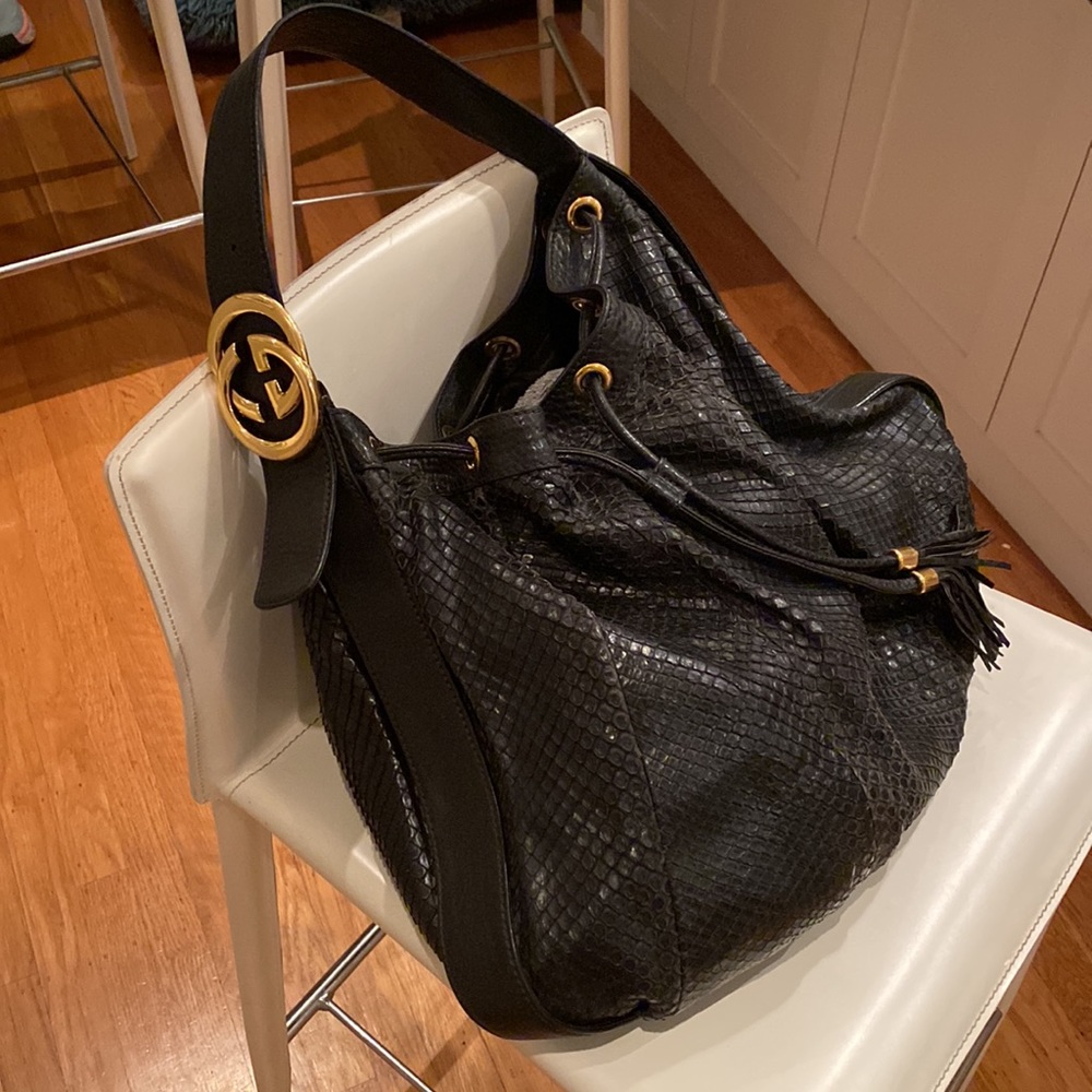 Snakeskin Gucci Bag